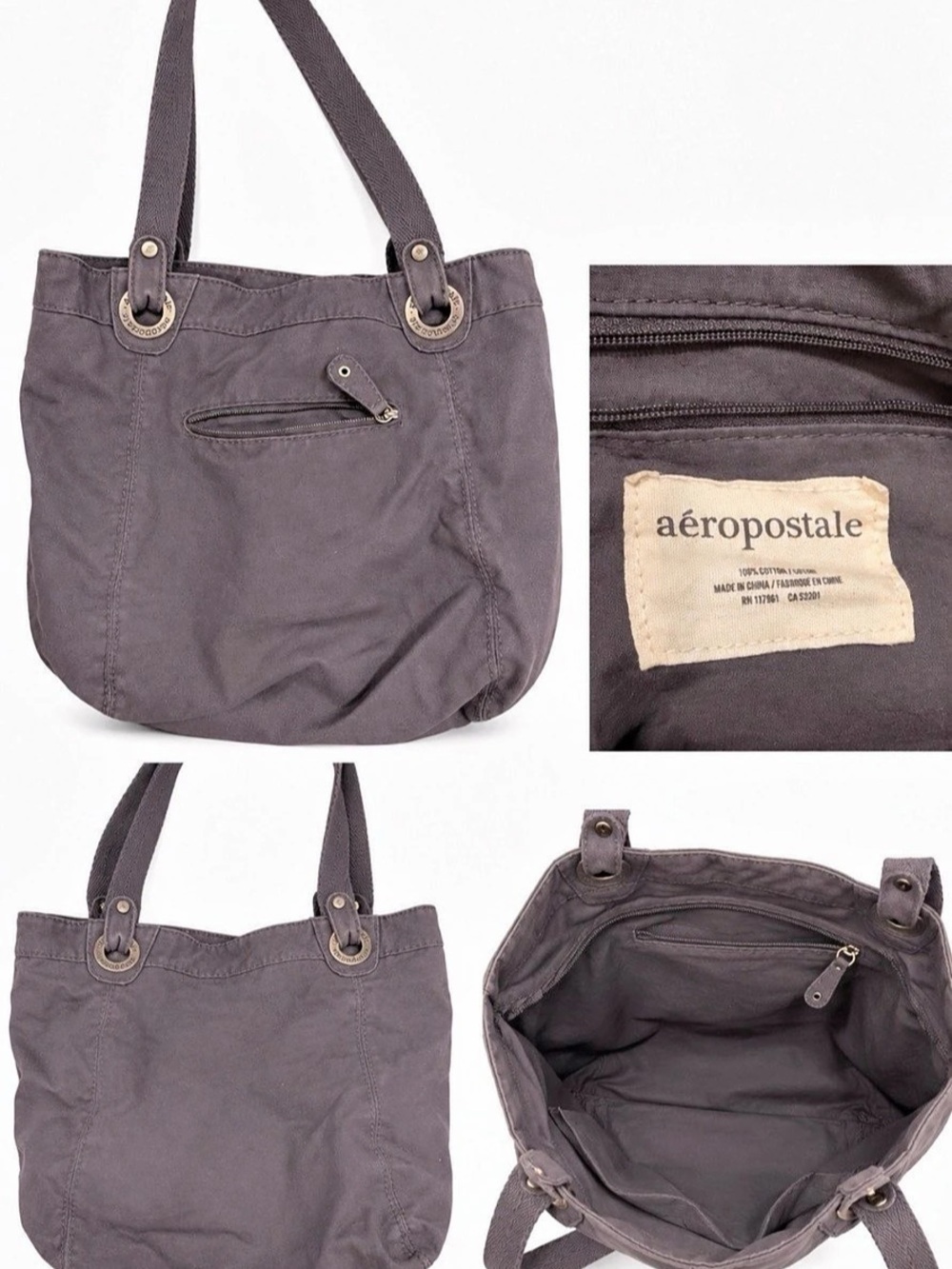 aéropostale Tote Bag in Gray